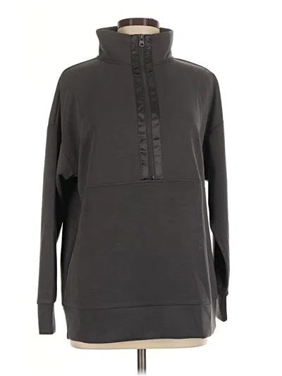 Pre-owned Danskin Pullover Hoodie In Black