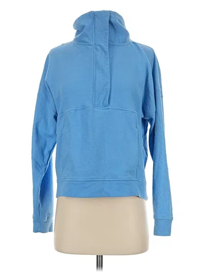 Pre-owned Danskin Pullover Hoodie In Blue