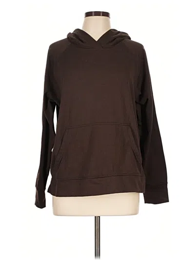 Pre-owned Danskin Pullover Hoodie In Brown