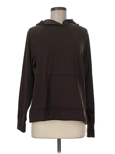 Pre-owned Danskin Pullover Hoodie In Brown