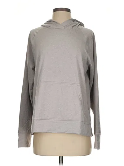Pre-owned Danskin Pullover Hoodie In Gray