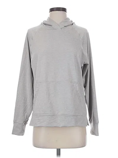 Pre-owned Danskin Pullover Hoodie In Gray