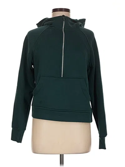 Pre-owned Danskin Pullover Hoodie In Green