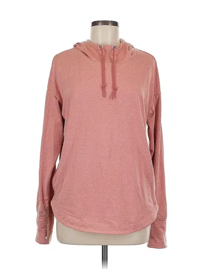 Pre-owned Danskin Pullover Hoodie In Pink
