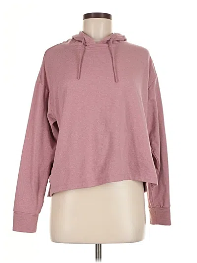 Pre-owned Danskin Pullover Hoodie In Pink