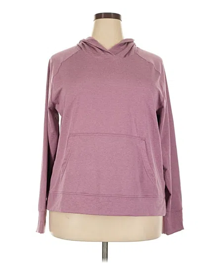 Pre-owned Danskin Pullover Hoodie In Purple