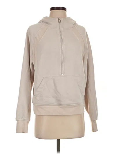 Pre-owned Danskin Pullover Hoodie In Tan