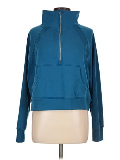 Pre-owned Danskin Pullover Hoodie In Teal