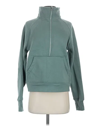 Pre-owned Danskin Pullover Hoodie In Teal