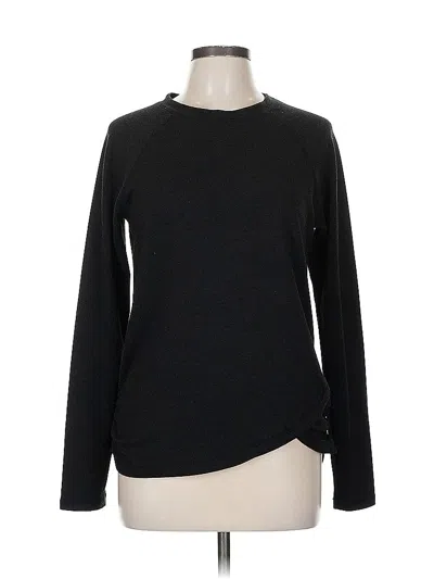 Pre-owned Danskin Pullover Sweater In Black