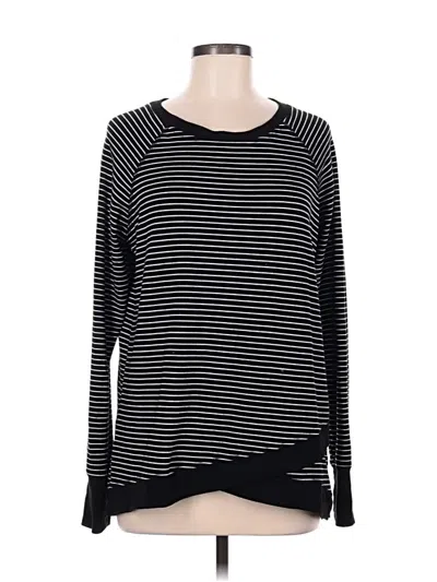 Pre-owned Danskin Pullover Sweater In Black