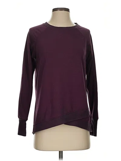 Pre-owned Danskin Pullover Sweater In Burgundy