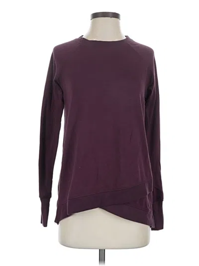 Pre-owned Danskin Pullover Sweater In Burgundy