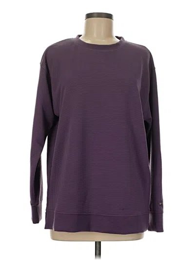 Pre-owned Danskin Pullover Sweater In Purple