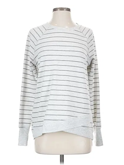 Pre-owned Danskin Pullover Sweater In Silver