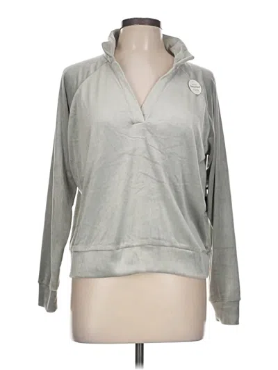 Pre-owned Danskin Pullover Sweater In Silver