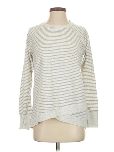 Pre-owned Danskin Pullover Sweater In Silver