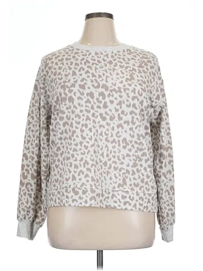 Pre-owned Danskin Pullover Sweater In Silver