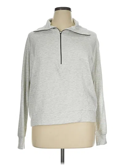 Pre-owned Danskin Pullover Sweater In Silver
