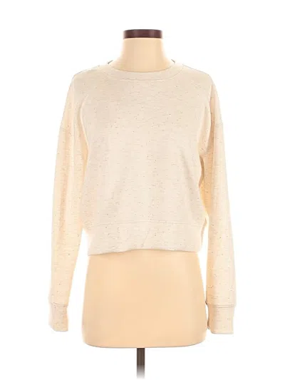 Pre-owned Danskin Pullover Sweater In White