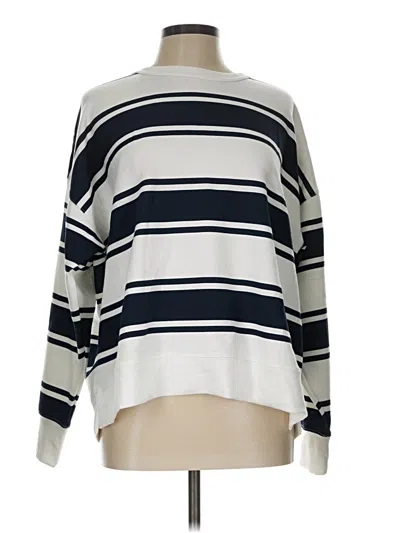 Pre-owned Danskin Pullover Sweater In White