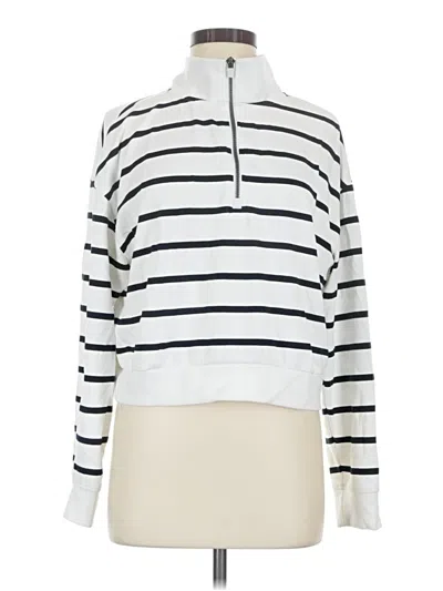 Pre-owned Danskin Pullover Sweater In White