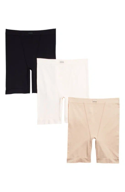 Danskin Seamless 3-pack Slip Shorts In Multi