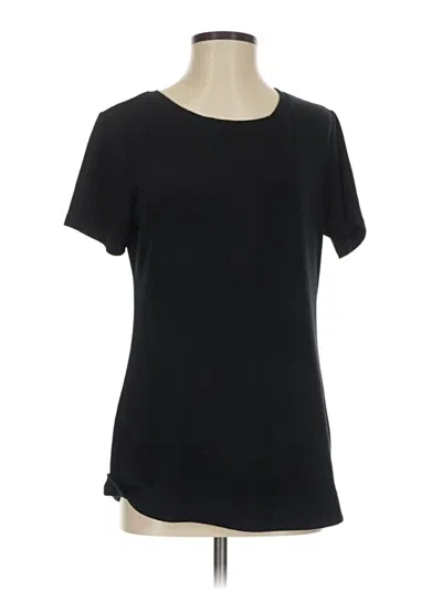 Pre-owned Danskin Short Sleeve T-shirt In Black