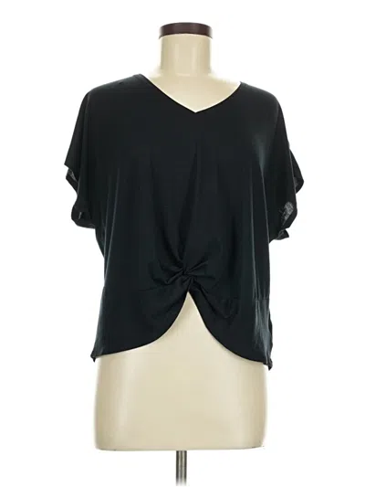 Pre-owned Danskin Short Sleeve T-shirt In Black