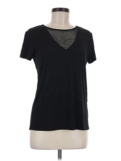 Pre-owned Danskin Short Sleeve T-shirt In Black