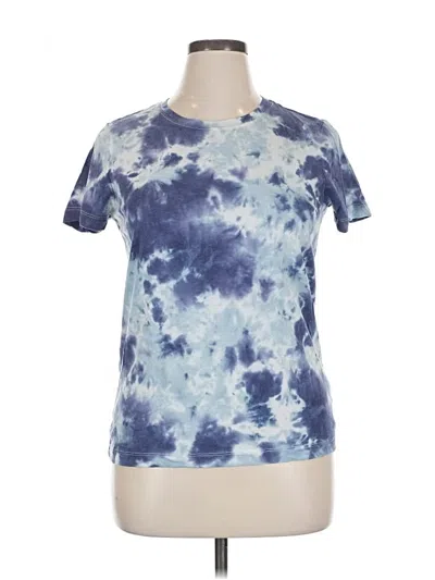Pre-owned Danskin Short Sleeve T-shirt In Blue
