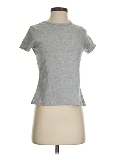 Pre-owned Danskin Short Sleeve T-shirt In Gray