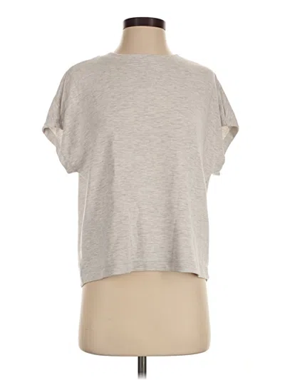 Pre-owned Danskin Short Sleeve T-shirt In Gray