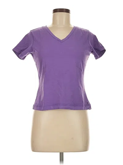 Pre-owned Danskin Short Sleeve T-shirt In Purple