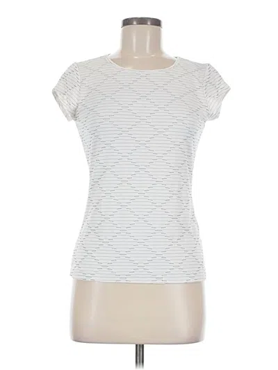 Pre-owned Danskin Short Sleeve T-shirt In Silver