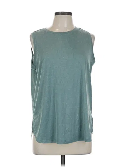 Pre-owned Danskin Sleeveless T-shirt In Blue