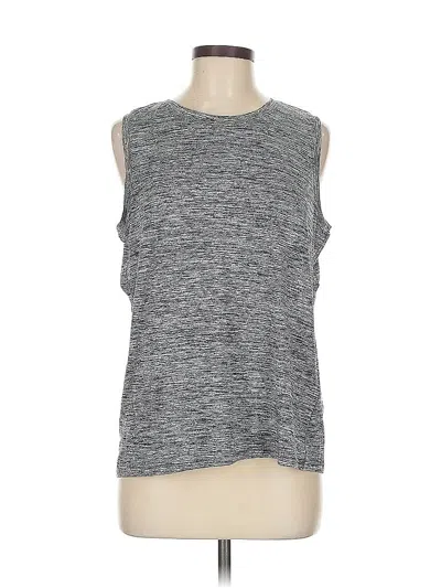 Pre-owned Danskin Sleeveless T-shirt In Gray