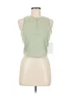 Danskin Sleeveless T-shirt In Green