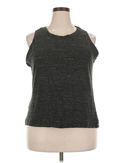Pre-owned Danskin Sleeveless T-shirt In Gray