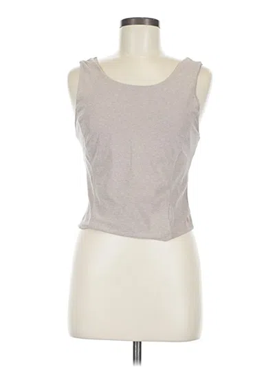 Pre-owned Danskin Sleeveless T-shirt In Gray