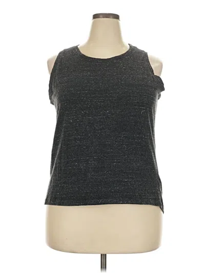 Pre-owned Danskin Sleeveless T-shirt In Gray