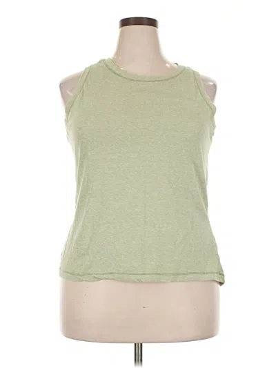 Pre-owned Danskin Sleeveless T-shirt In Green