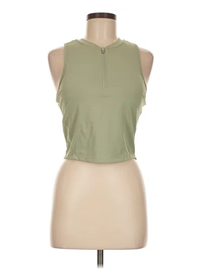 Pre-owned Danskin Sleeveless T-shirt In Green