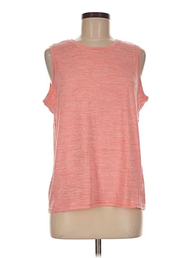 Pre-owned Danskin Sleeveless T-shirt In Orange