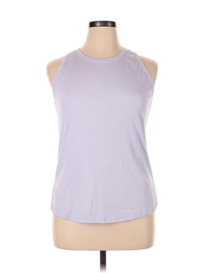 Pre-owned Danskin Sleeveless T-shirt In Purple