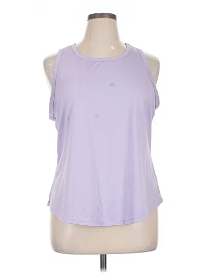 Pre-owned Danskin Sleeveless T-shirt In Purple