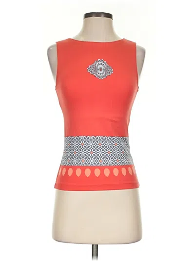 Pre-owned Danskin Sleeveless T-shirt In Red