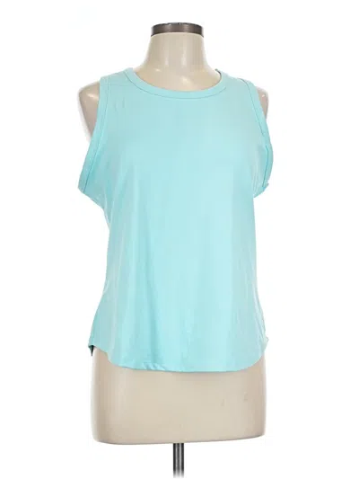 Pre-owned Danskin Sleeveless T-shirt In Teal