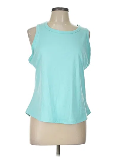 Pre-owned Danskin Sleeveless T-shirt In Teal