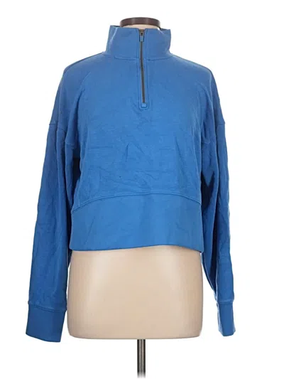 Pre-owned Danskin Sweatshirt In Blue